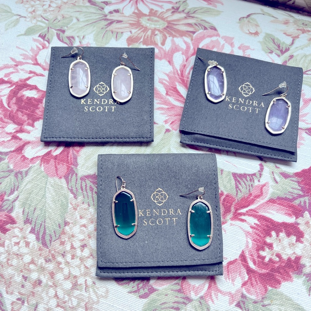 Kendra Scott 🩷💚💜 Elle drop earrings
